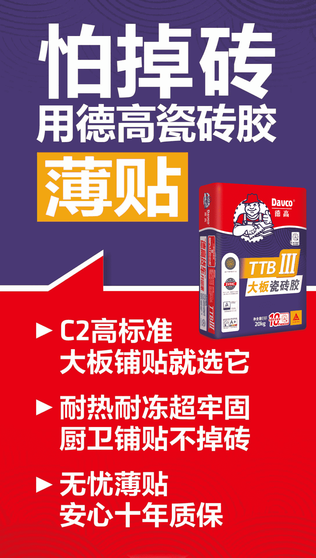 还搞不懂瓷砖胶的C1级？C2级？